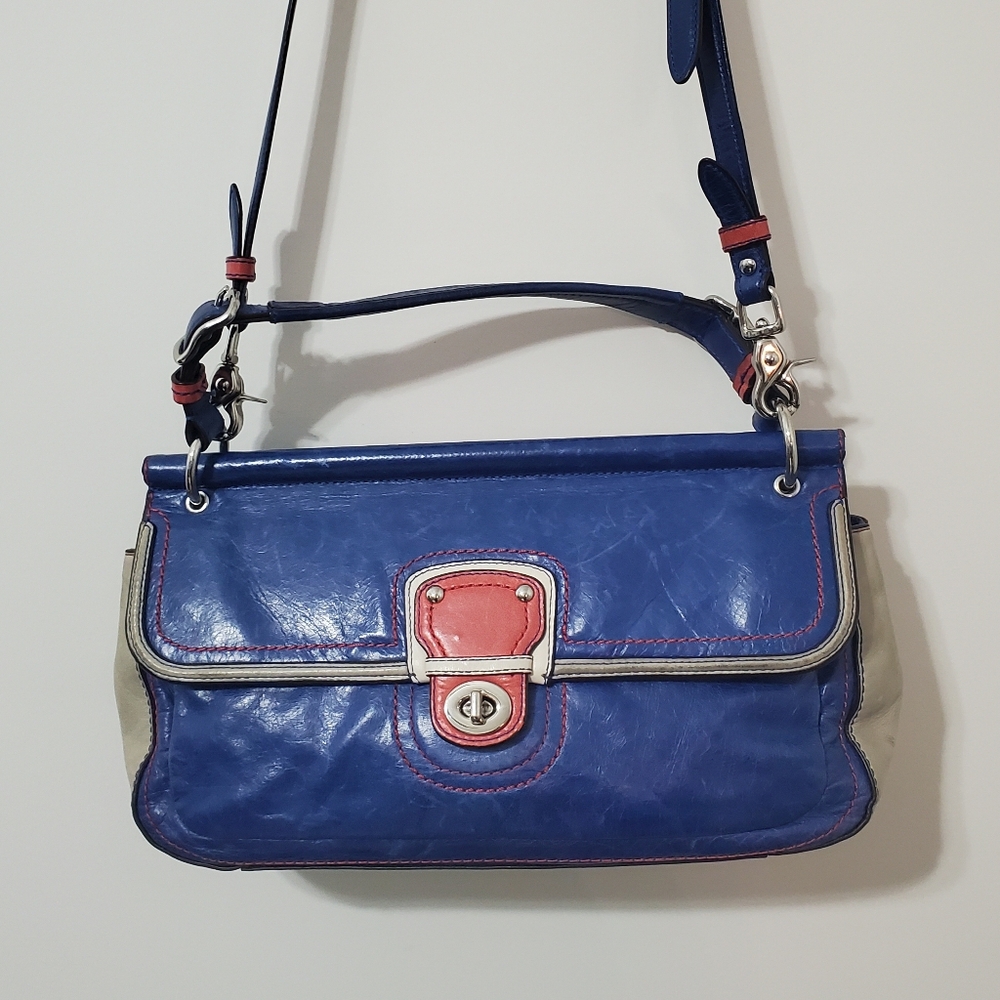 Coach Willis Legacy City Colorblock Crossbody Purse